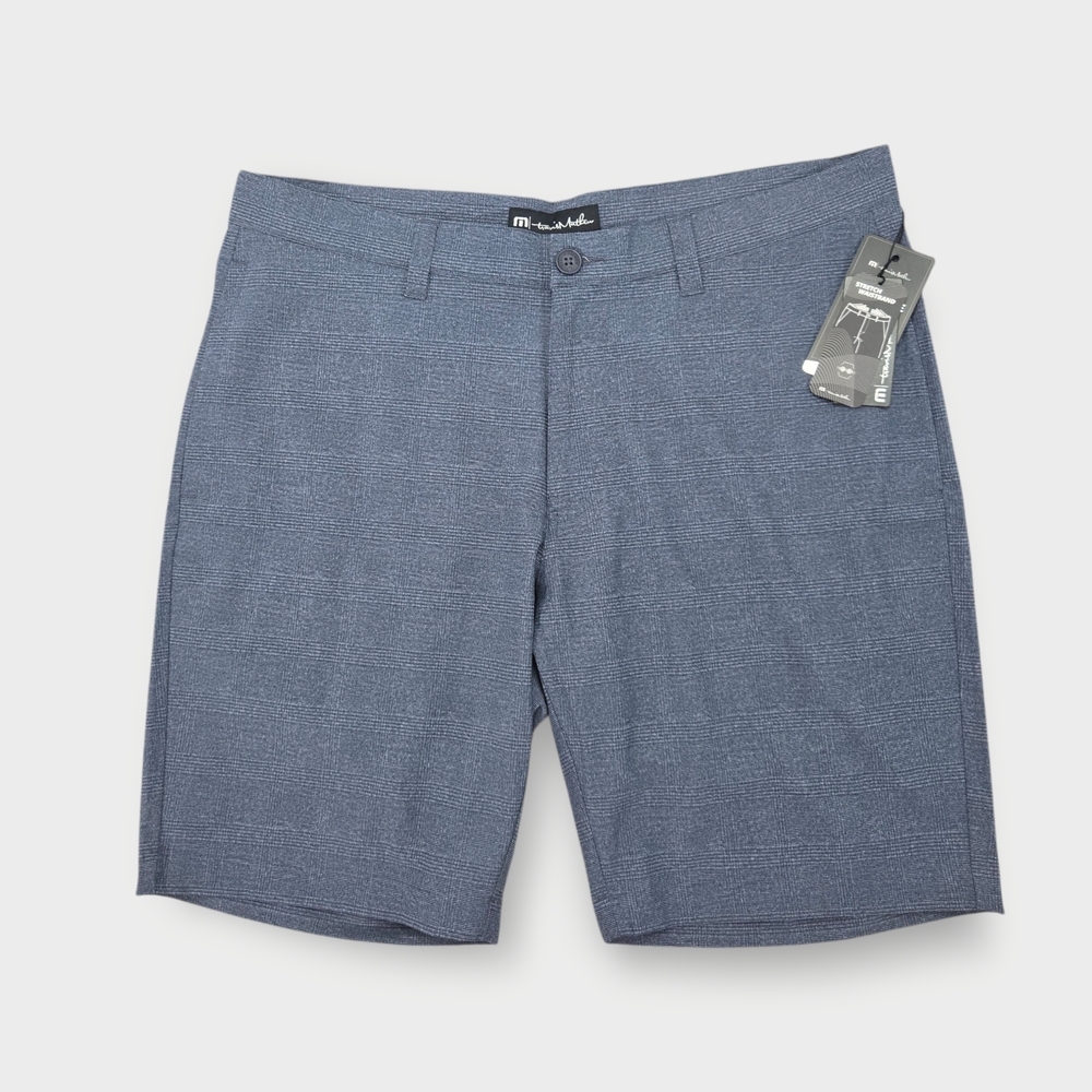 Travis Mathew Grommet Blue Performance Stretch Golf Shorts 1MW830 Mens Size 36